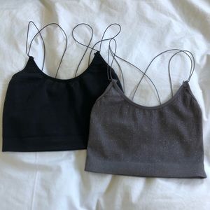 2 Cami crop tops urban outfitters